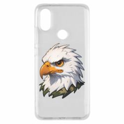 Чехол из раздела Орел Серьезный благородный орел для Xiaomi Mi A2 - FATLINE Чехол из раздела Орел Серьезный благородный орел для Xiaomi Mi A2