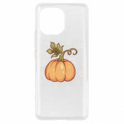 Чехол из раздела Авторские принты Красивая оранжевая тыква с листьями для Xiaomi Mi11 - FATLINE Чехол из раздела Авторские принты Красивая оранжевая тыква с листьями для Xiaomi Mi11
