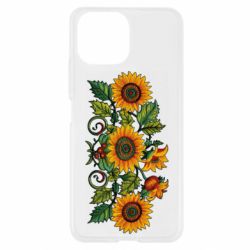 Чехол из раздела ShelganenOK Имитация вышивки подсолнушки для Xiaomi Mi11 Lite - FATLINE Чехол из раздела ShelganenOK Имитация вышивки подсолнушки для Xiaomi Mi11 Lite