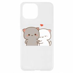 Чехол из раздела Peach and Goma Пара котиков для Xiaomi Mi11 Lite - FATLINE Чехол из раздела Peach and Goma Пара котиков для Xiaomi Mi11 Lite