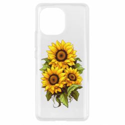 Чехол из раздела ShelganenOK три подсолнуха для Xiaomi Mi11 - FATLINE Чехол из раздела ShelganenOK три подсолнуха для Xiaomi Mi11