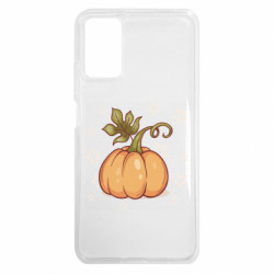 Чехол из раздела Авторские принты Красивая оранжевая тыква с листьями для Xiaomi Poco M3 - FATLINE Чехол из раздела Авторские принты Красивая оранжевая тыква с листьями для Xiaomi Poco M3