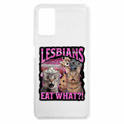 Чехол из раздела Мемы Lesbians eat what?! для Xiaomi Poco M3 - FATLINE Чехол из раздела Мемы Lesbians eat what?! для Xiaomi Poco M3
