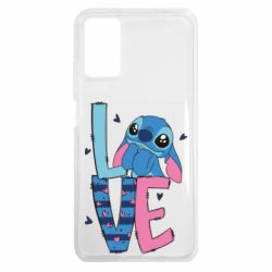 Чехол из раздела Лило и Стич Стич Love для Xiaomi Poco M3 - FATLINE Чехол из раздела Лило и Стич Стич Love для Xiaomi Poco M3