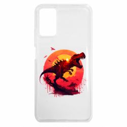 Чехол из раздела Nemfis_Art Тиранозавр на фоне солнца для Xiaomi Poco M3 - FATLINE Чехол из раздела Nemfis_Art Тиранозавр на фоне солнца для Xiaomi Poco M3