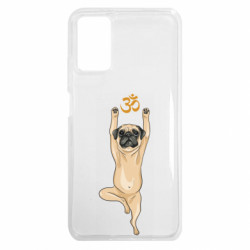 Чехол из раздела Мопс йога мопс в позе дерева для Xiaomi Poco M3 - FATLINE Чехол из раздела Мопс йога мопс в позе дерева для Xiaomi Poco M3