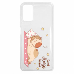 Чехол из раздела Авторские принты Смешная спящая лошадка для Xiaomi Poco M3 - FATLINE Чехол из раздела Авторские принты Смешная спящая лошадка для Xiaomi Poco M3