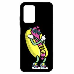 Чохол з розділу Фастфуд Cool hot dog для Xiaomi Poco M4 5G/Redmi 10 5G - FATLINE Чохол з розділу Фастфуд Cool hot dog для Xiaomi Poco M4 5G/Redmi 10 5G