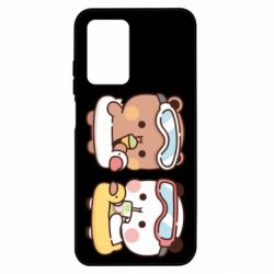 Чехол из раздела Bubu and Dudu Дуду и Бубу на пляже для Xiaomi Poco M4 5G/Redmi 10 5G - FATLINE Чехол из раздела Bubu and Dudu Дуду и Бубу на пляже для Xiaomi Poco M4 5G/Redmi 10 5G