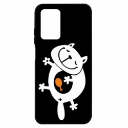 Чехол из раздела Кот Жирный кот для Xiaomi Poco M4 5G/Redmi 10 5G - FATLINE Чехол из раздела Кот Жирный кот для Xiaomi Poco M4 5G/Redmi 10 5G