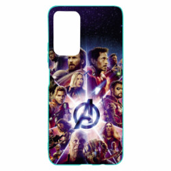Чехол из раздела Мстители Avengers heroes and logo endgame для Xiaomi Poco M4 Pro 5G - FATLINE Чехол из раздела Мстители Avengers heroes and logo endgame для Xiaomi Poco M4 Pro 5G