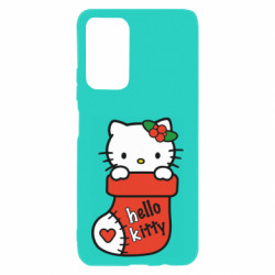 Чехол из раздела Hello Kitty Christmas Hello Kitty для Xiaomi Poco M4 Pro 5G - FATLINE Чехол из раздела Hello Kitty Christmas Hello Kitty для Xiaomi Poco M4 Pro 5G