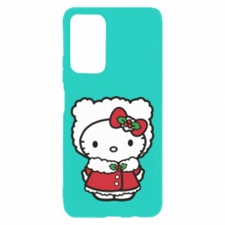 Чехол из раздела Hello Kitty Christmas Kitty для Xiaomi Poco M4 Pro 5G - FATLINE Чехол из раздела Hello Kitty Christmas Kitty для Xiaomi Poco M4 Pro 5G