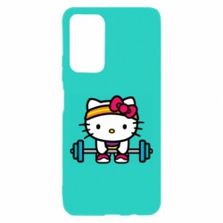 Чехол из раздела Hello Kitty Kitty`s GYM для Xiaomi Poco M4 Pro 5G - FATLINE Чехол из раздела Hello Kitty Kitty`s GYM для Xiaomi Poco M4 Pro 5G