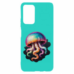 Чохол з розділу Море Веселкова медуза для Xiaomi Poco M4 Pro 5G - FATLINE Чохол з розділу Море Веселкова медуза для Xiaomi Poco M4 Pro 5G