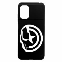 Чехол из раздела Железный человек Iron Man and Captain America для Xiaomi Poco M5 - FATLINE Чехол из раздела Железный человек Iron Man and Captain America для Xiaomi Poco M5