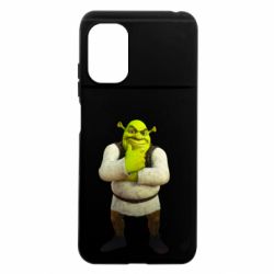 Чехол из раздела Shrek Задумчивый Шрек для Xiaomi Poco M5 - FATLINE Чехол из раздела Shrek Задумчивый Шрек для Xiaomi Poco M5