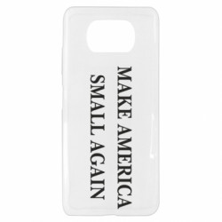 Чехол из раздела Donald Trump Make America small again для Xiaomi Poco X3 - FATLINE Чехол из раздела Donald Trump Make America small again для Xiaomi Poco X3