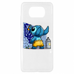 Чохол з розділу Ліло та Стіч Стіч патріот України для Xiaomi Poco X3 - FATLINE Чохол з розділу Ліло та Стіч Стіч патріот України для Xiaomi Poco X3