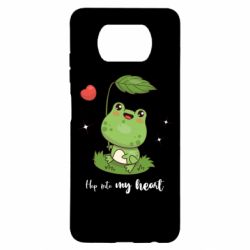 Чехол из раздела Авторские принты Лягушка под листиком для Xiaomi Poco X3 - FATLINE Чехол из раздела Авторские принты Лягушка под листиком для Xiaomi Poco X3