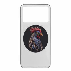 Чехол из раздела Птицы Американский петух для Xiaomi Poco X4 Pro 5G - FATLINE Чехол из раздела Птицы Американский петух для Xiaomi Poco X4 Pro 5G