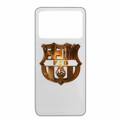 Чехол из раздела Барселона (Barcelona) ФК Барселона gold для Xiaomi Poco X4 Pro 5G - FATLINE Чехол из раздела Барселона (Barcelona) ФК Барселона gold для Xiaomi Poco X4 Pro 5G