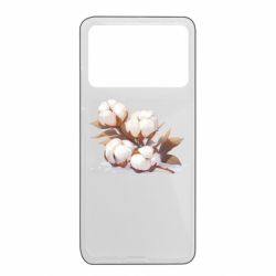 Чехол из раздела ShelganenOK Веточка хлопка для Xiaomi Poco X4 Pro 5G - FATLINE Чехол из раздела ShelganenOK Веточка хлопка для Xiaomi Poco X4 Pro 5G