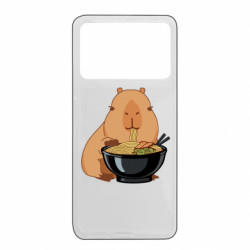 Чохол з розділу magic_forest Капібара з локшиною для Xiaomi Poco X4 Pro 5G - FATLINE Чохол з розділу magic_forest Капібара з локшиною для Xiaomi Poco X4 Pro 5G