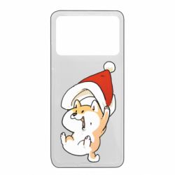 Чехол из раздела Корги Корги с шапочкой Санты для Xiaomi Poco X4 Pro 5G - FATLINE Чехол из раздела Корги Корги с шапочкой Санты для Xiaomi Poco X4 Pro 5G