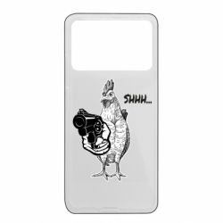 Чехол из раздела Птицы Курица Гангстер для Xiaomi Poco X4 Pro 5G - FATLINE Чехол из раздела Птицы Курица Гангстер для Xiaomi Poco X4 Pro 5G