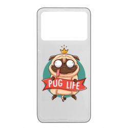 Чехол из раздела Авторские принты Мопс король для Xiaomi Poco X4 Pro 5G - FATLINE Чехол из раздела Авторские принты Мопс король для Xiaomi Poco X4 Pro 5G