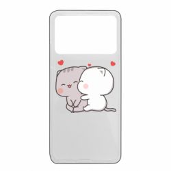 Чохол з розділу Кіт Peach and Goma Cutie Cats для Xiaomi Poco X4 Pro 5G - FATLINE Чохол з розділу Кіт Peach and Goma Cutie Cats для Xiaomi Poco X4 Pro 5G