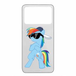 Чехол из раздела My Little Pony Rainbow Dash Cool для Xiaomi Poco X4 Pro 5G - FATLINE Чехол из раздела My Little Pony Rainbow Dash Cool для Xiaomi Poco X4 Pro 5G
