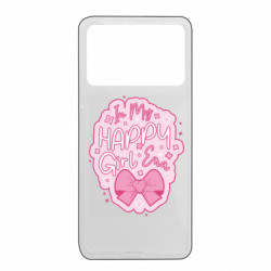Чехол из раздела Авторские принты Розовый слоган In My Happy Girl Era для Xiaomi Poco X4 Pro 5G - FATLINE Чехол из раздела Авторские принты Розовый слоган In My Happy Girl Era для Xiaomi Poco X4 Pro 5G