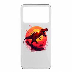 Чехол из раздела Nemfis_Art Тиранозавр на фоне солнца для Xiaomi Poco X4 Pro 5G - FATLINE Чехол из раздела Nemfis_Art Тиранозавр на фоне солнца для Xiaomi Poco X4 Pro 5G