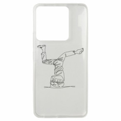 Чехол из раздела MidgArtDesign Брейкданс вращение на голове монолайн для Xiaomi Poco X6 - FATLINE Чехол из раздела MidgArtDesign Брейкданс вращение на голове монолайн для Xiaomi Poco X6