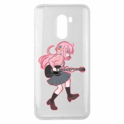 Чехол из раздела Bocchi the Rock Cute Hitori для Xiaomi Pocophone F1 - FATLINE Чехол из раздела Bocchi the Rock Cute Hitori для Xiaomi Pocophone F1