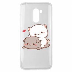 Чохол з розділу Кіт Котячі обійми для Xiaomi Pocophone F1 - FATLINE Чохол з розділу Кіт Котячі обійми для Xiaomi Pocophone F1