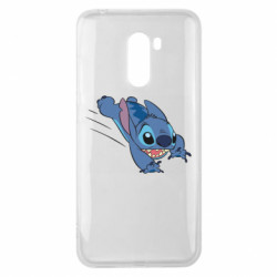 Чехол из раздела Лило и Стич Стич прыгает для Xiaomi Pocophone F1 - FATLINE Чехол из раздела Лило и Стич Стич прыгает для Xiaomi Pocophone F1