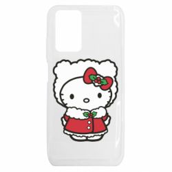 Чехол из раздела Hello Kitty Christmas Kitty для Xiaomi Redmi 10 - FATLINE Чехол из раздела Hello Kitty Christmas Kitty для Xiaomi Redmi 10