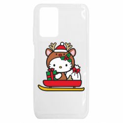 Чехол из раздела Hello Kitty Китти на санках для Xiaomi Redmi 10 - FATLINE Чехол из раздела Hello Kitty Китти на санках для Xiaomi Redmi 10