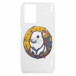 Чехол из раздела Мышь Белая крыса для Xiaomi Redmi 10 - FATLINE Чехол из раздела Мышь Белая крыса для Xiaomi Redmi 10