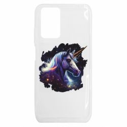 Чехол из раздела Abstactionist синий космический единорог для Xiaomi Redmi 10 - FATLINE Чехол из раздела Abstactionist синий космический единорог для Xiaomi Redmi 10