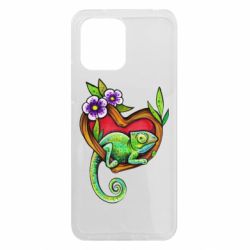 Чехол из раздела Цветы Chameleon on a branch для Xiaomi Redmi 12 - FATLINE Чехол из раздела Цветы Chameleon on a branch для Xiaomi Redmi 12