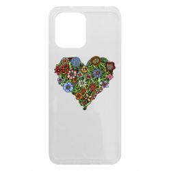 Чехол из раздела Цветы Flower heart для Xiaomi Redmi 12 - FATLINE Чехол из раздела Цветы Flower heart для Xiaomi Redmi 12