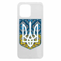 Чехол из раздела Вишиванки Герб Украины с вышивкой для Xiaomi Redmi 12 - FATLINE Чехол из раздела Вишиванки Герб Украины с вышивкой для Xiaomi Redmi 12