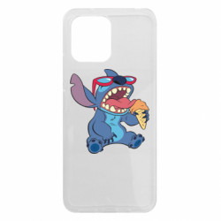 Чехол из раздела Лило и Стич Стич с мороженым для Xiaomi Redmi 12 - FATLINE Чехол из раздела Лило и Стич Стич с мороженым для Xiaomi Redmi 12