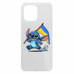 Чехол из раздела Лило и Стич Стич с украинским флагом для Xiaomi Redmi 12 - FATLINE Чехол из раздела Лило и Стич Стич с украинским флагом для Xiaomi Redmi 12