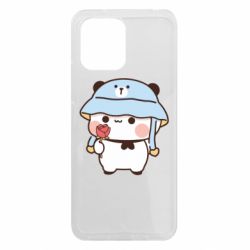 Чехол из раздела Bubu and Dudu Мишка с цветочком для Xiaomi Redmi 12 - FATLINE Чехол из раздела Bubu and Dudu Мишка с цветочком для Xiaomi Redmi 12