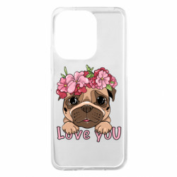 Чехол из раздела OriAkuma Девочка мопсик в розовых цветах для Xiaomi Redmi 13 4G/Poco M6 4G - FATLINE Чехол из раздела OriAkuma Девочка мопсик в розовых цветах для Xiaomi Redmi 13 4G/Poco M6 4G